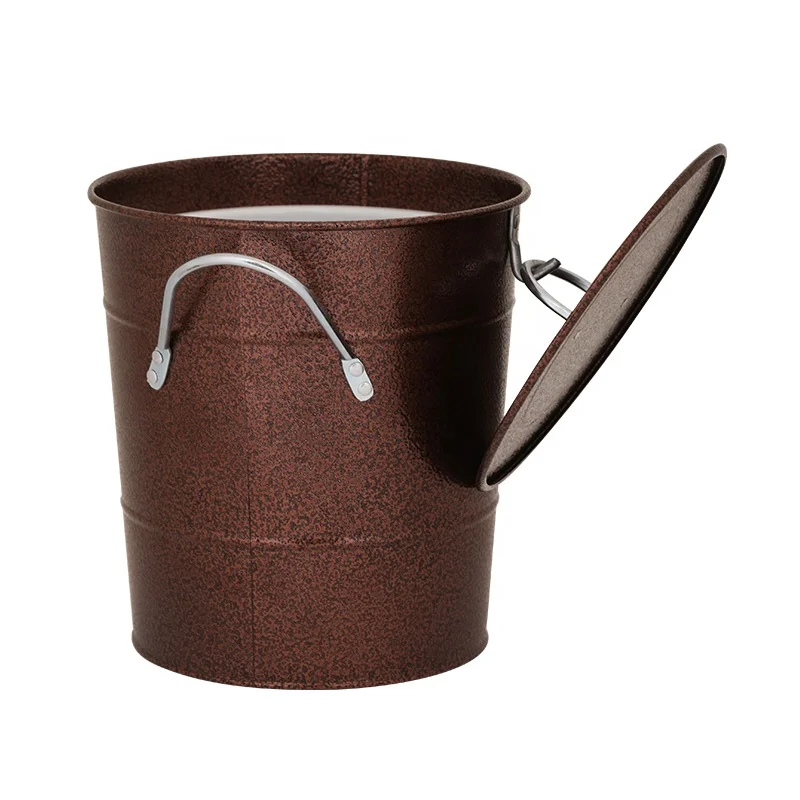 Premium stainless steel spray paint 3.3L large ice buckets with cover
