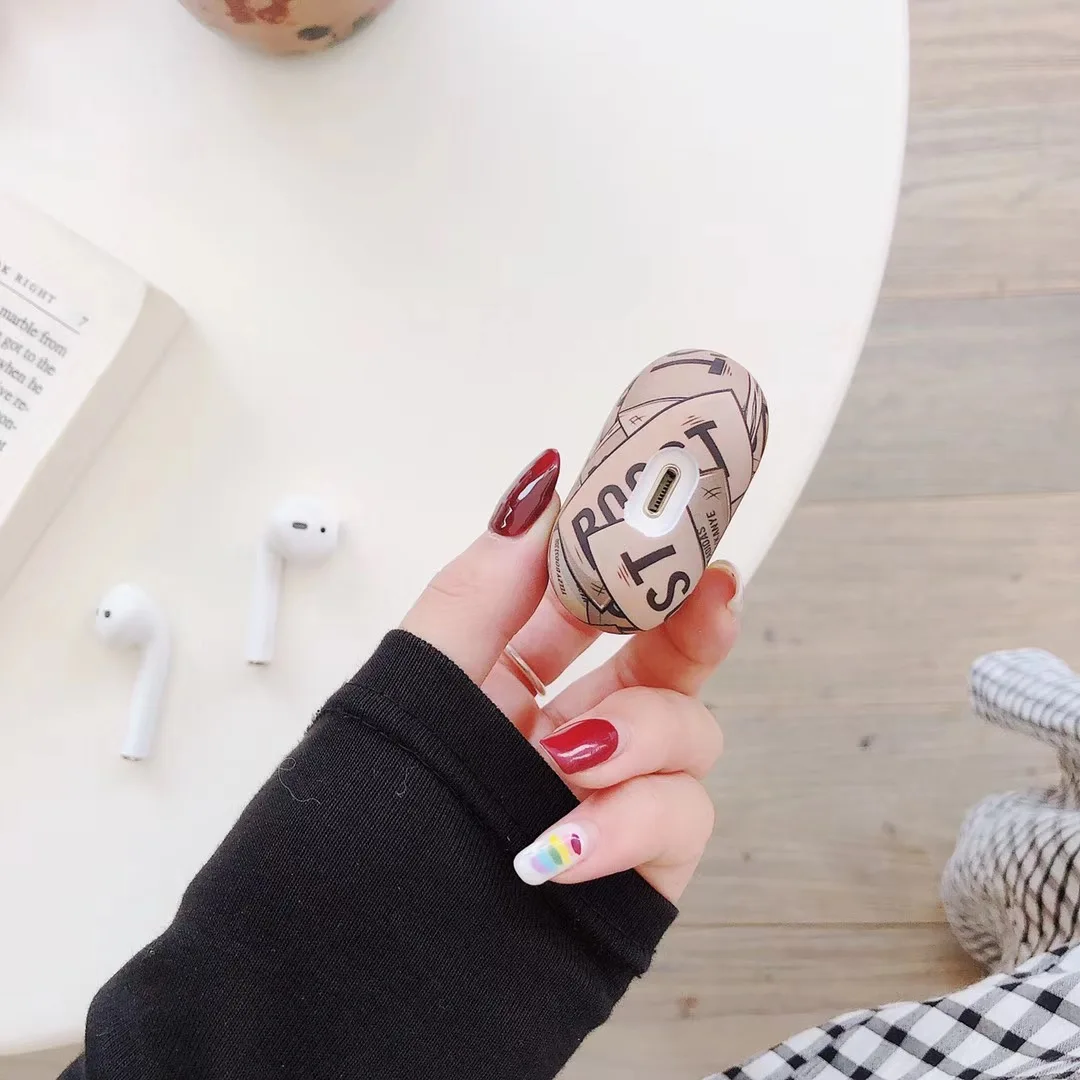 Роскошный спортивный тренд Kanye Omari West BOOST 350 700 V2 жесткие ящики для ПК Apple Airpods 1/2 Беспроводная bluetooth-гарнитура