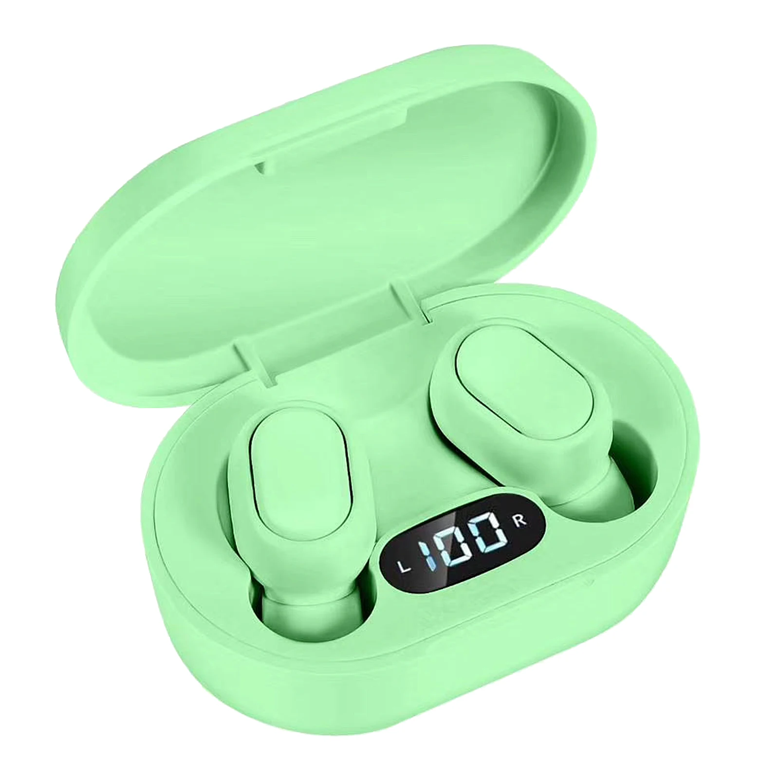 E7S True Wireless Earbuds Bluetooth 5 0 Headphones in Ear with LED Display Charging Case Headset with Mic 5 hours Play Time