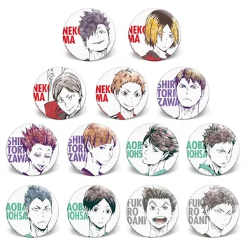 

Anime Haikyuu Brooch Badge Bag Pendant Accessory