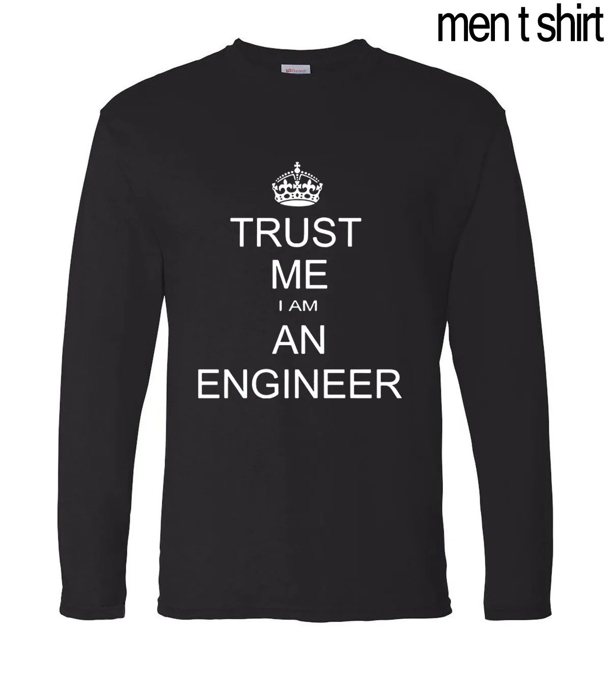 Забавная Мужская футболка с длинным рукавом Trust Me I Am An Engineer print новинка весны 2020