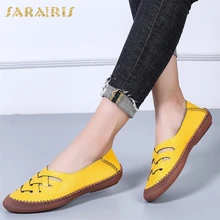 Sarairis/Новинка года; Лидер продаж; выразительная обувь; женская обувь на плоской подошве без застежки; Повседневная Мягкая женская обувь на плоской подошве; женская обувь