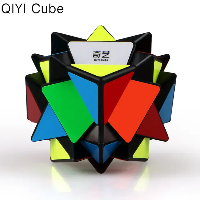 Original QIYI Axis Magic Speed QiYi Cube Change Irregularly Jinggang Puzzle Cubes with Frosted Sticker 3x3x3 Cube 5