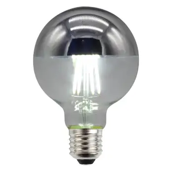 

G80 LED Lighting Bulb Decorative Electroplated Silver Filament Lamp AC85-265V