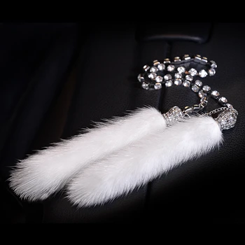 

Car accessories interior crystal Car pendant Charm interior jewelry ornaments car rearview mirror pendant plush ornaments female