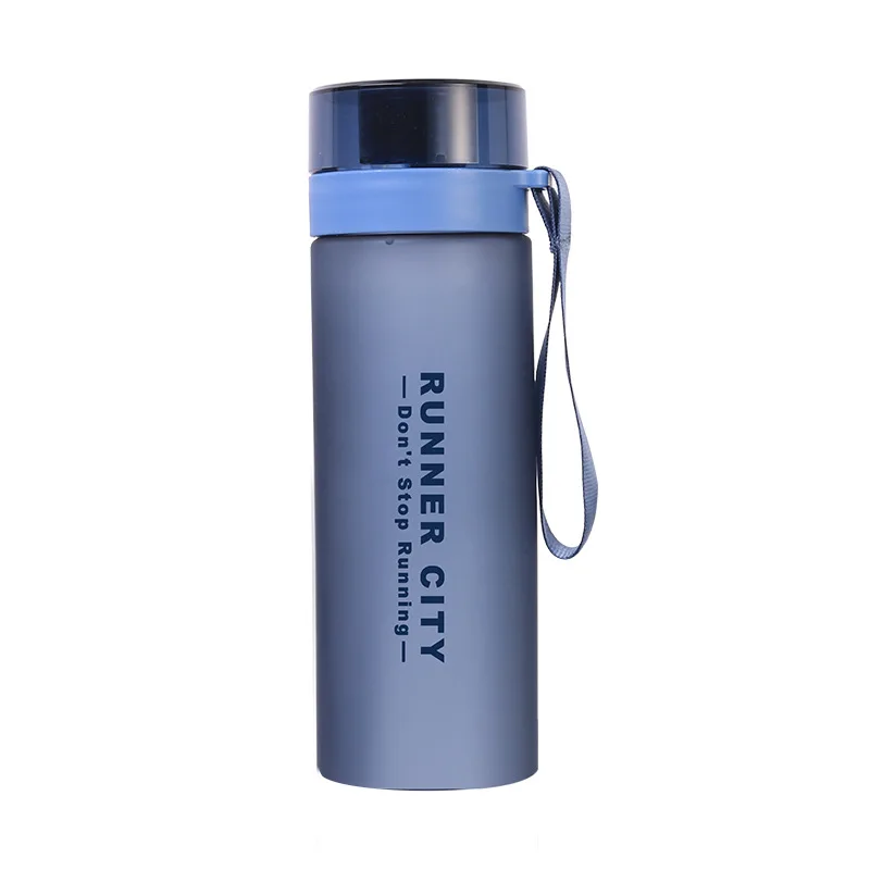 

Portable Outdoor Hand Glass Frosted Rope Water Bottle Students Travel Plastic Scented Tea Cups