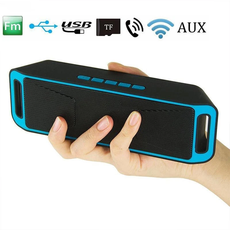 Hobbylan Мини Bluetooth динамик портативный беспроводной звуковая система Flash FM Радио