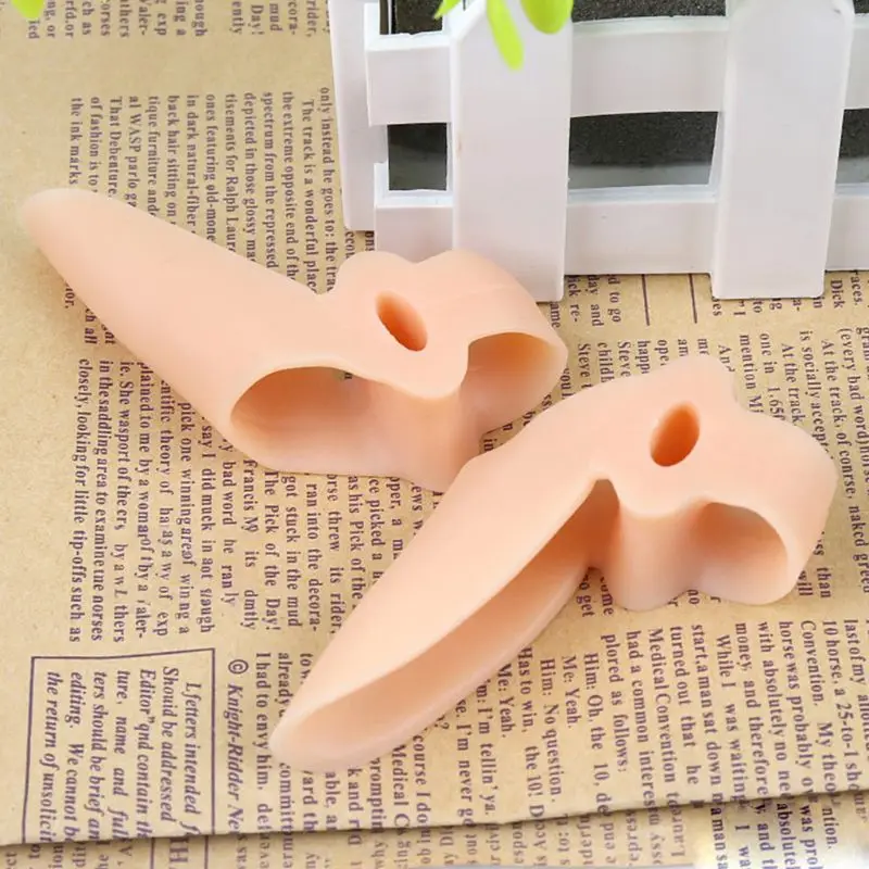 Unisex SEBS Big Toe Separator Protector Hallux Valgus Alignment Orthosis Bunion Corrector Pain Relief With Dual Loop Joint Guard