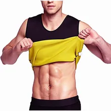 Для мужчин утягивающий жилет неопрена Пот Сауна, для похудения жилет Вес потери Abdo Для мужчин живот Талия, тренинговый корсет Корректирующее белье