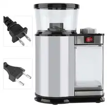 

Stainless Steel Adjustable Durable Electric Coffee Bean Grinder Kitchen Tool