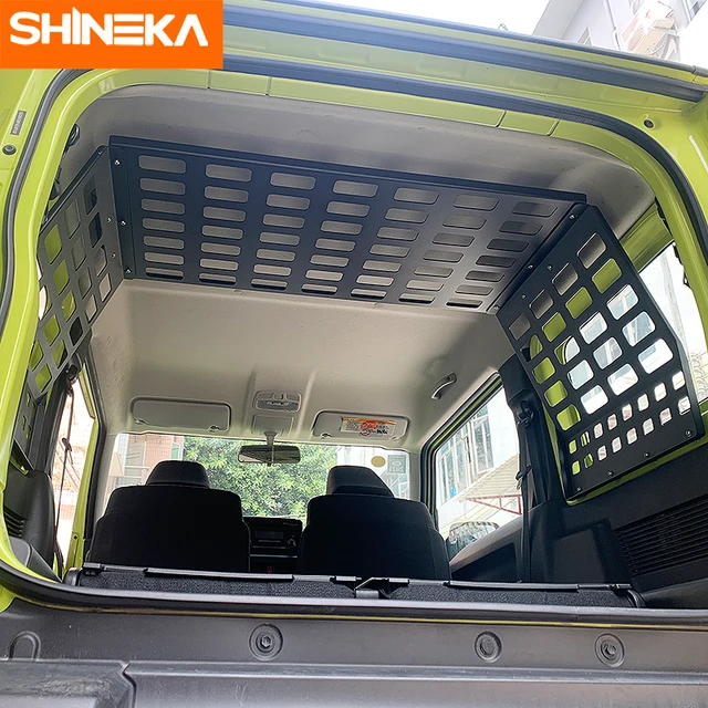 SHINEKA portapacchi posteriori per Suzuki Jimny 2019 + accessori per  ripiano portaoggetti per bagagliaio dell'auto per Suzuki Jimny 2019-2022 -  AliExpress