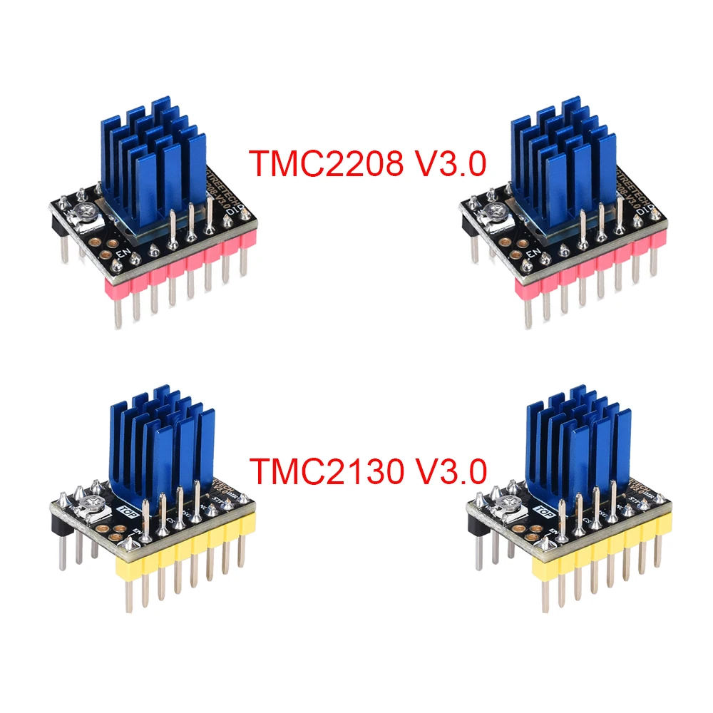 Драйвер шагового двигателя TMC2208 V3.0 UART TMC2130 SPI для SKR V1.3 MINI E3 Ramps 1 4/1 6 детали 3D