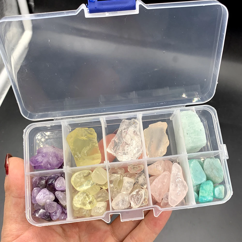 Natural gravel Stone Gemstone and crystal Quartz rough Rock Mineral specimen Healing Reiki home decor