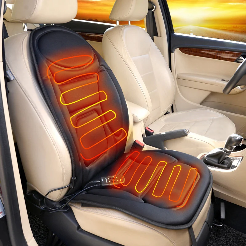 

12V Electric Heated Car Seat Cushion Cover Seat Heater Warmer Winter Household Heating Seat Cushion Massage Cushion