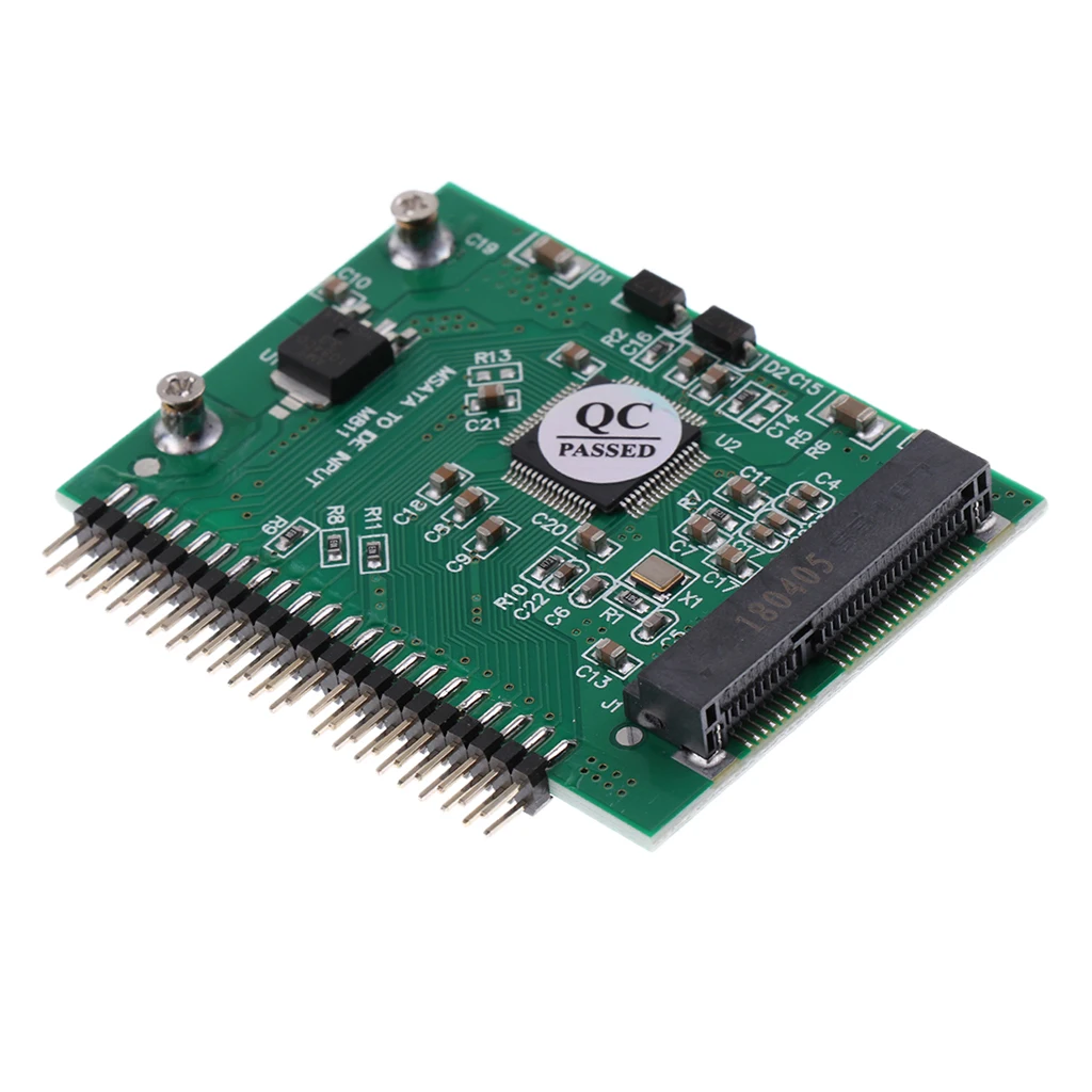 mSATA SSD To 2.5'' 44 Pin IDE Male HDD Converter Adapter Card for Computer
