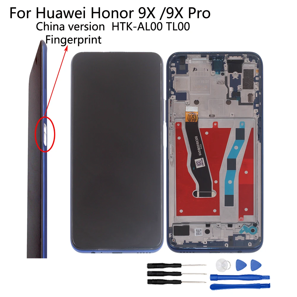 

6.59" China Version For Huawei Honor 9X HTK-AL00 TL00 LCD Display Touch Screen Digitizer Assembly for HONOR 9X PRO LCD Display