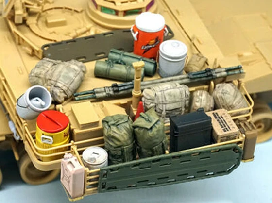 1/35 сборный Набор фигурок из смолы современное оборудование для резервуара США
