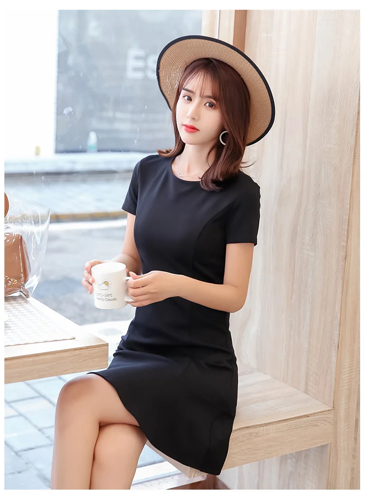 #1038 Black White Mermaid Dresses For Women Short Sleeves O Neck Mini Dress Ladies Sexy Vestido Casual Short Dress Slim Summer #1038 Black White Mermaid Dresses For Women Short Sleeves O Neck Mini Dress Ladies Sexy Vestido Casual Short Dress Slim Summer