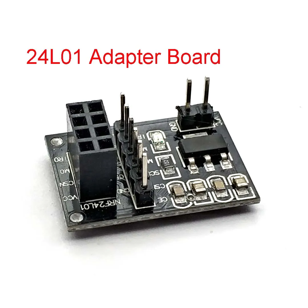 Модуль беспроводного адаптера NRF24L01 3 В Новая плата гнезда для 8Pin робота