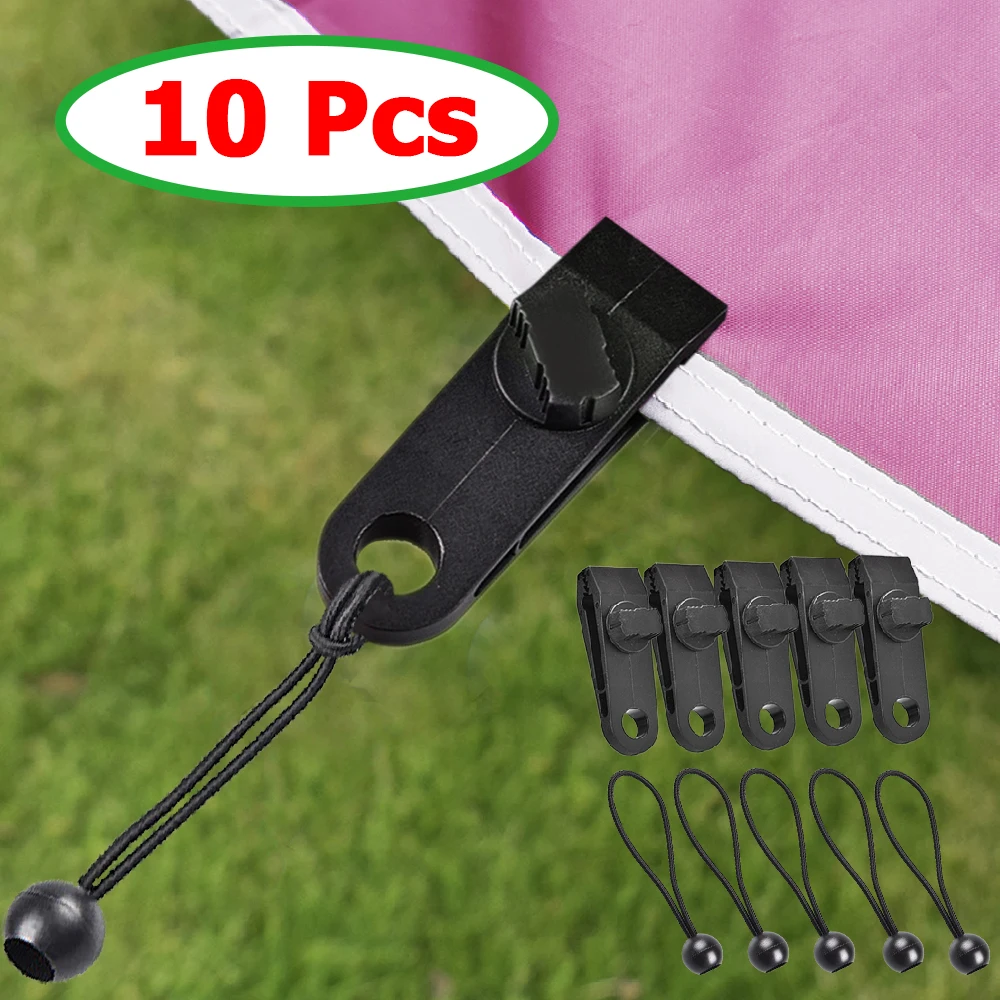 Tarp Clips Heavy Duty Lock Grip Tar Clamps Pool Awning Cord Clip Gust Guard Cover Clamp Tent Fasteners Holder | Спорт и развлечения