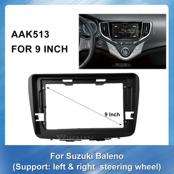 

Double DIN Car Radio Audio DVD Player Panel Frame Fascia for SUZUKI BALENO (left&right) 2010-2018 Stereo Dashboard Trim Kit