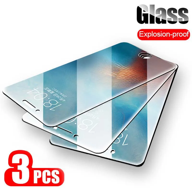 9H взрывозащищенное Защитное стекло для iPhone закаленное защиты экрана 6 6s 5 7 8 Plus |