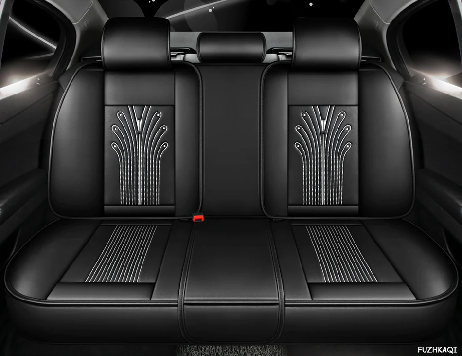 FUZHKAQI кожаный чехол для автомобильного сиденья для mitsubishi pajero 4 2 sport outlander xl asx аксессуары lancer Чехлы для автокресла