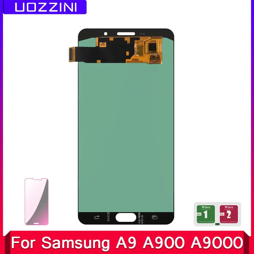 5 шт./лот ЖК-дисплей Super AMOLED для Samsung Galaxy A9 A9000 A900 SM-A9000 рабочий сенсорный экран в