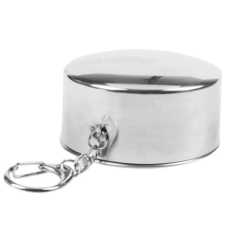 folding cup glass cup telescopic retractable cup sports camping hiking 140ml Keychain