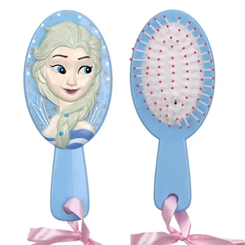 

Princess Frozen Hair Brush Brosse Cheveux Kids Gentle Anti-static Brush Curly Mermaid Bristles Handle Comb