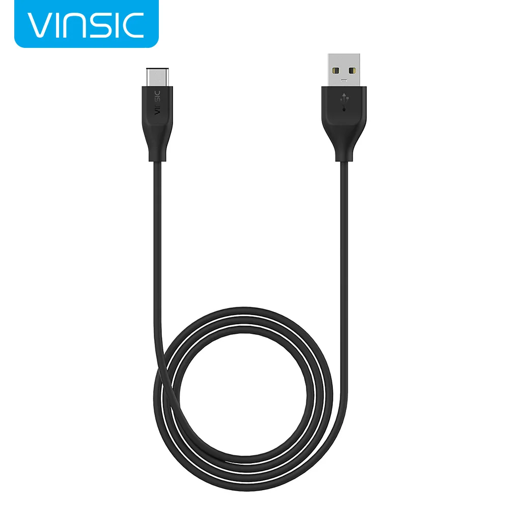 VINSIC кабель usb type-C для телефонов xiao redmi k20 pro USB-C Кабель зарядного устройства для мобильных телефонов для oneplus 7 pro Кабель type-C