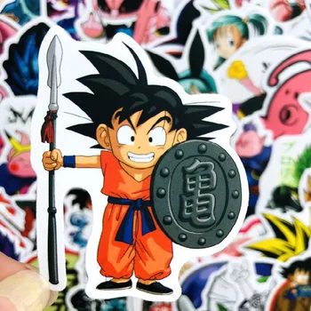 

Three Ratels 50pcs dragon ball cool sticker bomb decal for car Scrapbooking Suitcase Decal Skateboarding Motorcycle