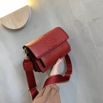 

Crocodile Pattern Shoulder Bags for Women 2020 Ladies Handbags Designer PU Leather Crossbody Bag Sac A Main Femme