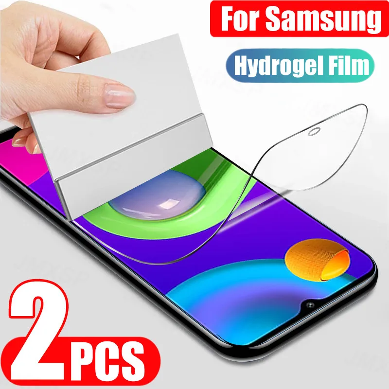 2Pcs Hydrogel Film For Samsung Galaxy A02 A12 A22 A32 A42 A52 A72 Screen Protector F41 F62 M02 M12 M32 M42 M62 | Мобильные телефоны