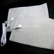 Проводящий волоконный электрод наколенники массажные наколенники с гнездом 2,5 мм электрод провод Соединительный кабель используется для десятков/EMS