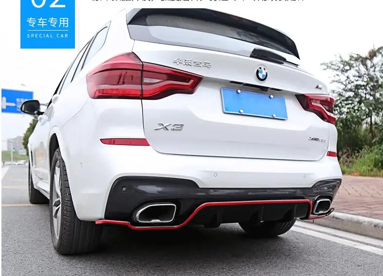 Для BMW X3 Body kit спойлер- для BMW X3 G01 HSK ABS задний спойлер передний бампер диффузор защитные бамперы