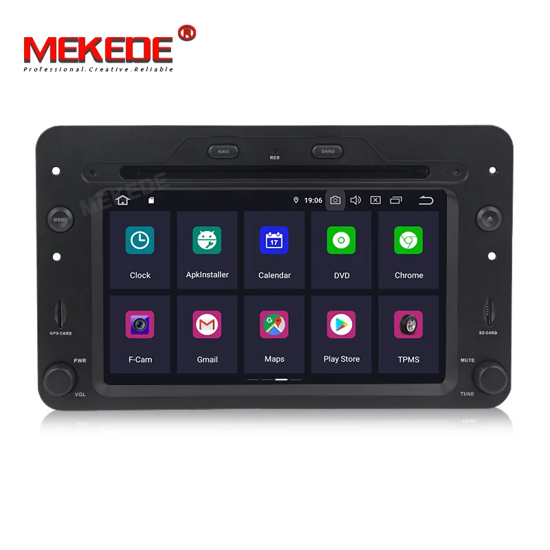 Clearance MEKEDE 1 Din Auto Radio Android 9 For Alfa/Romeo/Spider/Brera/159 Sportwagon RAM 2G Car Multimedia Video DVD Player GPS USB DVR 1