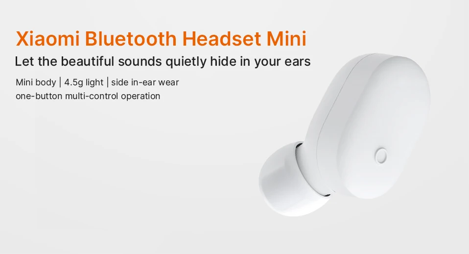 Xiaomi mi Bluetooth беспроводные наушники mi ni IPX4 водонепроницаемые BT 4,1 MEMS mi crophone Handsfree наушники портативная гарнитура