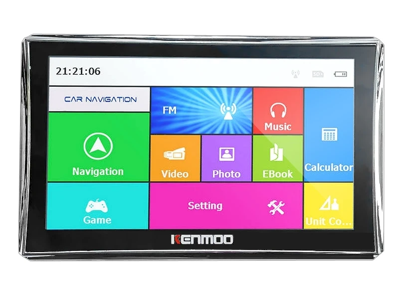 Новинка 7 дюймовый HD Автомобильный gps навигации 800 м/FM/8 GB/DDR3 Карты для России/Беларусь/Европа/США+ Канада грузовик Navi фургонов