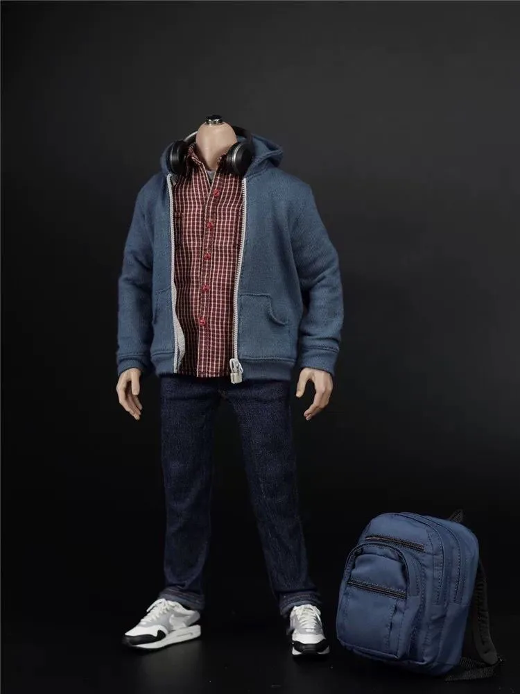

In Stock 1/6 Scale Male Figure Accessory Spider Dutch Brother School Leisure Suit Clothes Model for 12'' Action Figure Body