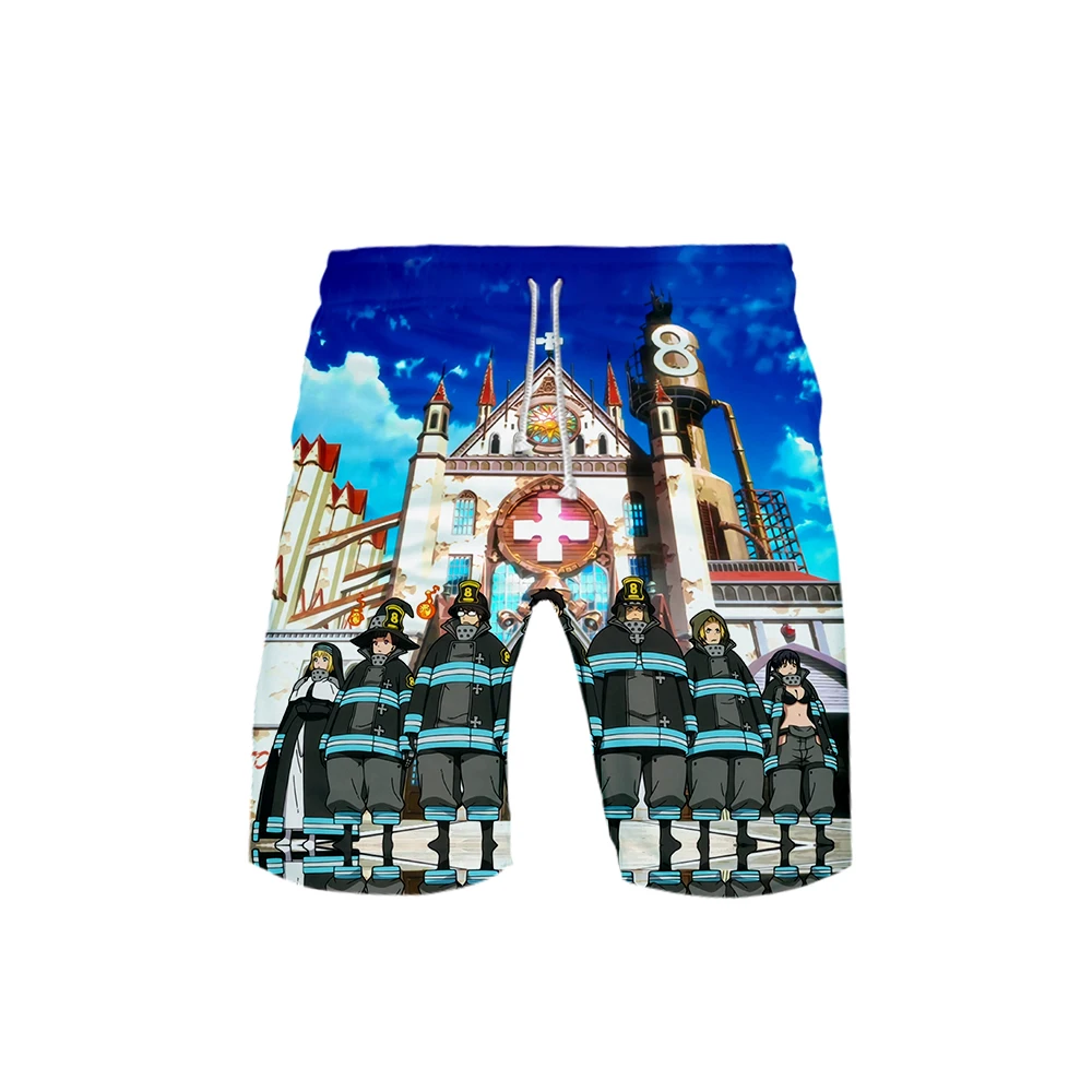 Пожарная команда японский мультфильм 3D шары штаны шорты для мальчиков брюки для отдыха с 3D принтом Новинка Топ Весна Осень Роскошный Harajuku