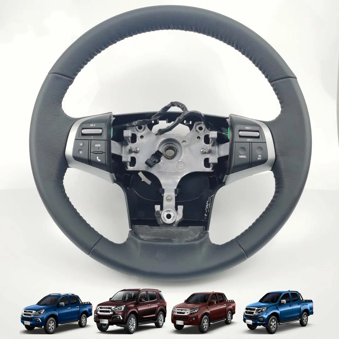 

QDARCTIC car Leather Steering Wheel For Isuzu DMAX