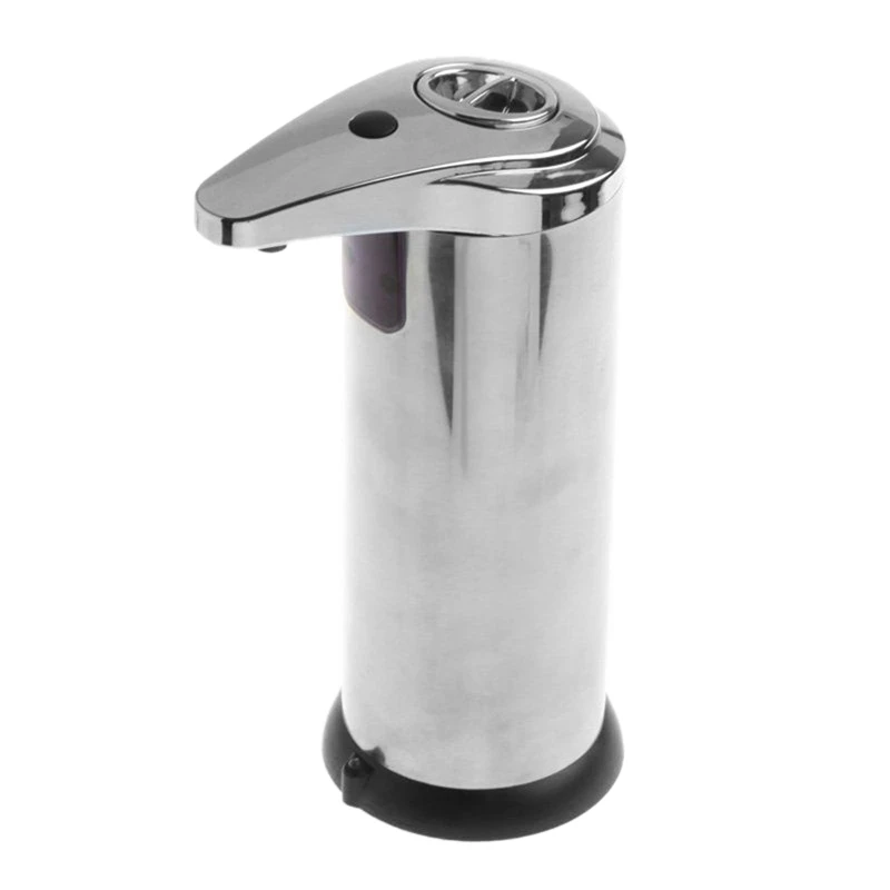 

Silver Non-Contact Automatic Smart Stainless Steel Sensor Soap Shampoo Sanitizer Dispenser Touch-Free Home Kitchen Bathroom Of