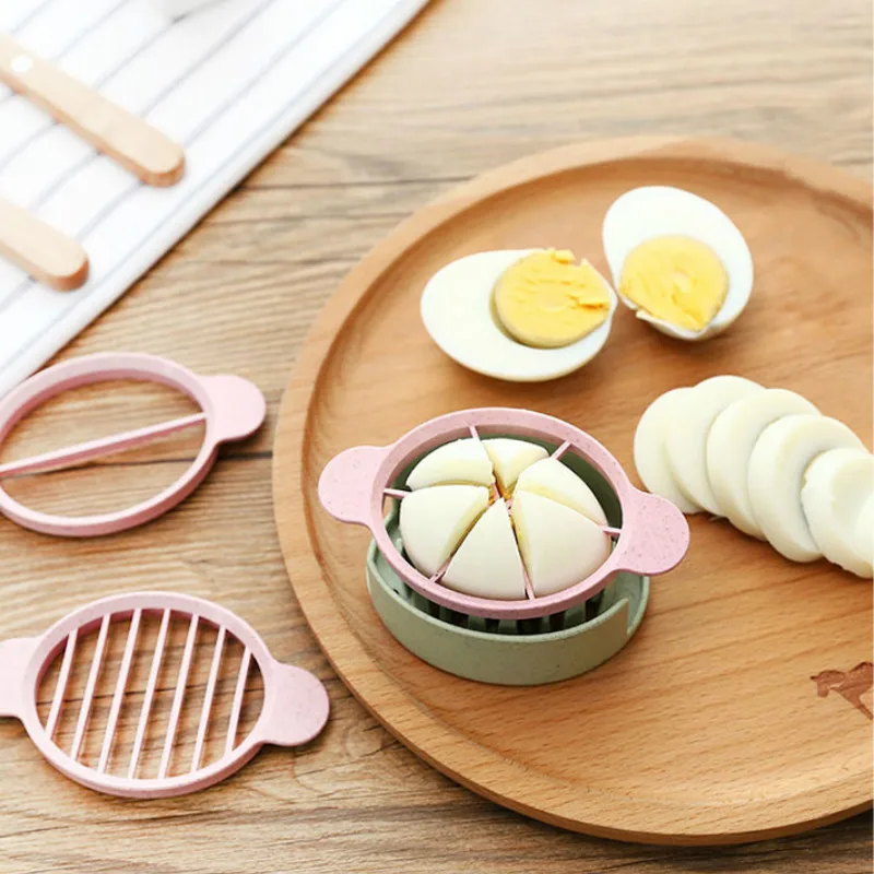 

LHX Egg Slicer Cutter Egg Cooking Tool Multifunctional Wheat Straw Mold Cutter Artifact Gadgets Kitchen Utensils HP1155 a