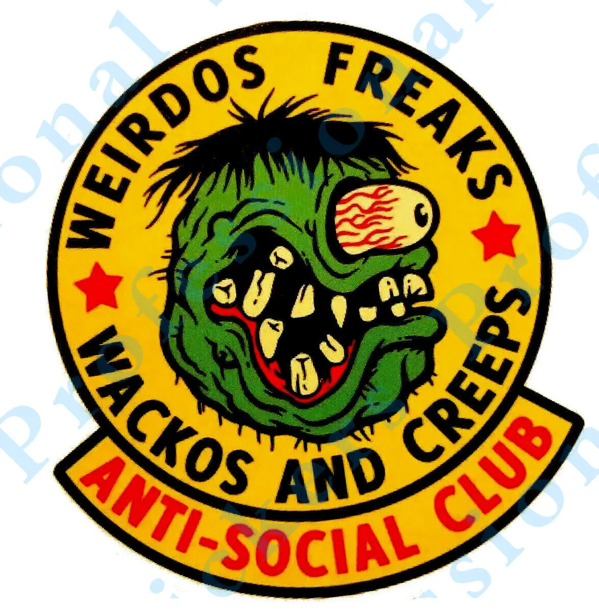 Personalizzato 2-Pack Rat Fink Ed Roth Rat Rod Hot Rod Adesivi Per Auto Moto Pistole Da Corsa Vintage Vinile Impermeabile