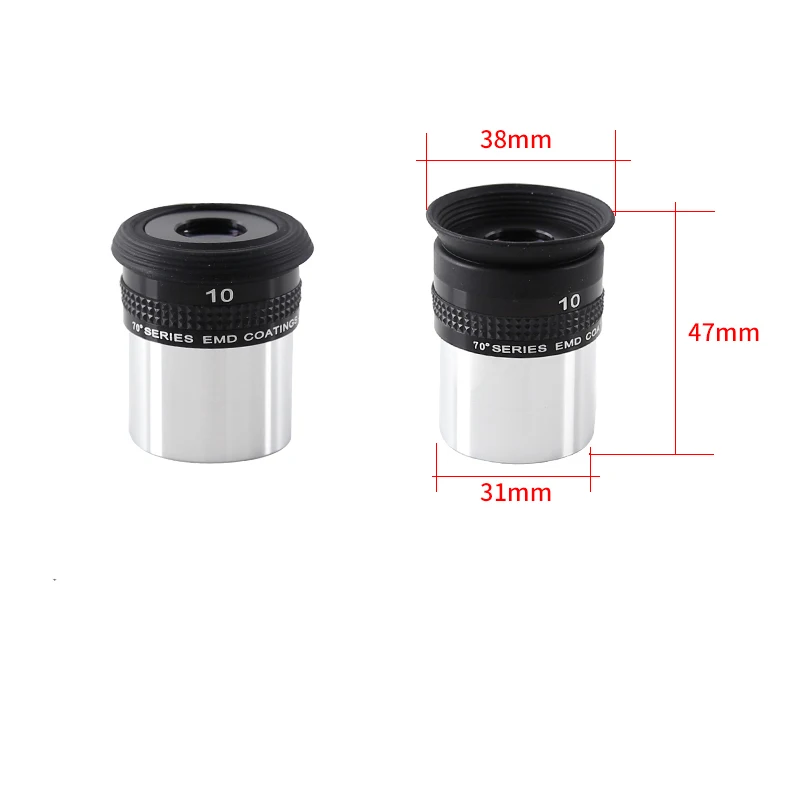 Maxvision 70 Degree 10mm 20mm 35mm Parfocal Wide Eyepiece Astronomical