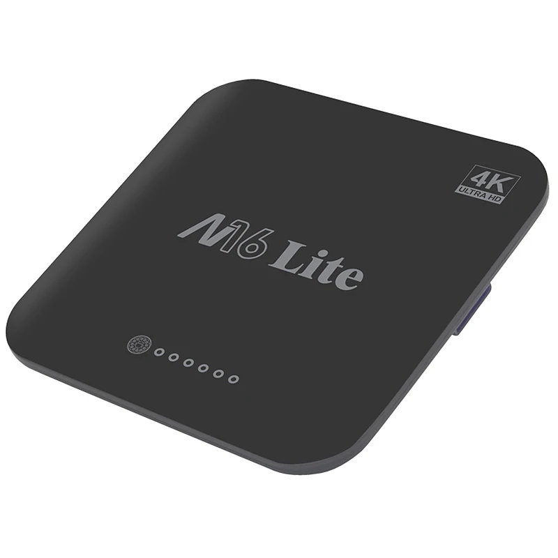 M16 Lite Android Smart Tv Box Ddr3 Emmc Rom телеприставка 4K 3D H.265 Wifi медиаплеер ТВ приемник с европейской вилкой