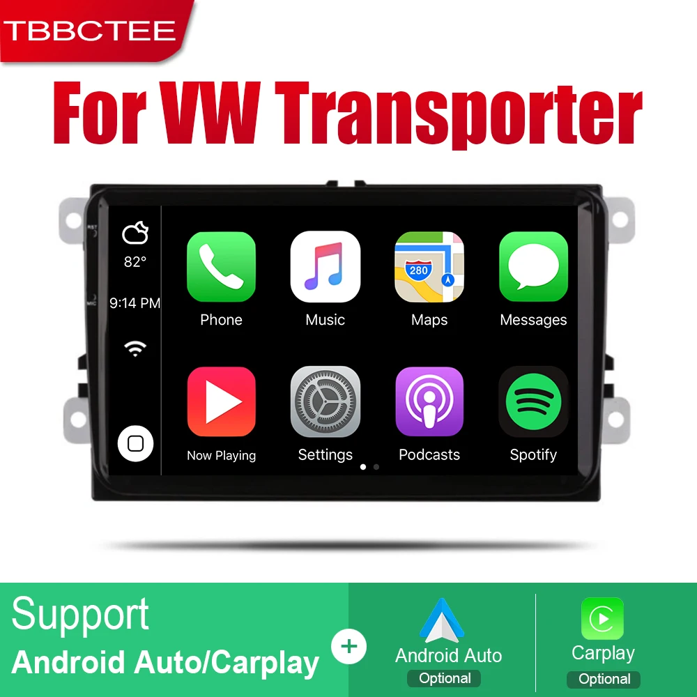 TBBCTEE Android Car Radio Stereo GPS Navigation For Volkswagen VW Transporter 2010~2018 Bluetooth wifi 2din | Автомобили и