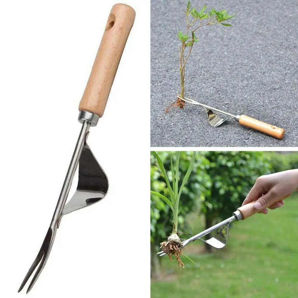 

Multifunctional Stainless Steel Weeder Manual Root Tool Remover Farmland Garden Weeding Ripper Transplant Seedling Tool G4P7