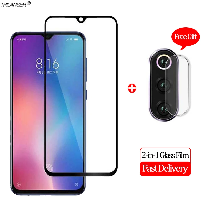 

2-in-1 Camera Len Glass Film Mi9T Xiaomi Mi9 SE 9T Screen Protector Protective Glass Xiaomi Mi 9T Tempered Glass Xiaomi Mi 9 SE